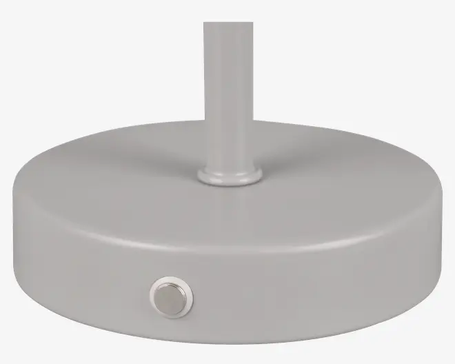 Bordlampe Jeff grå H.30 cm 