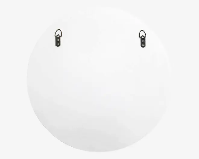 Spejl Cirkel Hvid Ø.100 cm