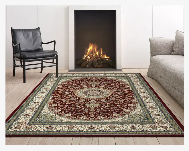 Tæppe Leonardo rød 133x195 cm 