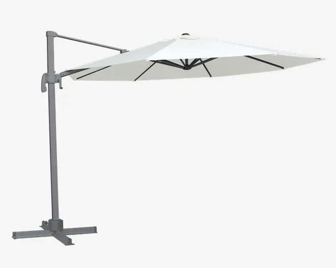 Hængeparasol Bilbao natur 300 cm