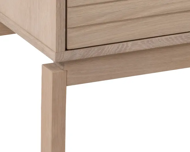 Skænk Linley i fineret hvidolieret eg