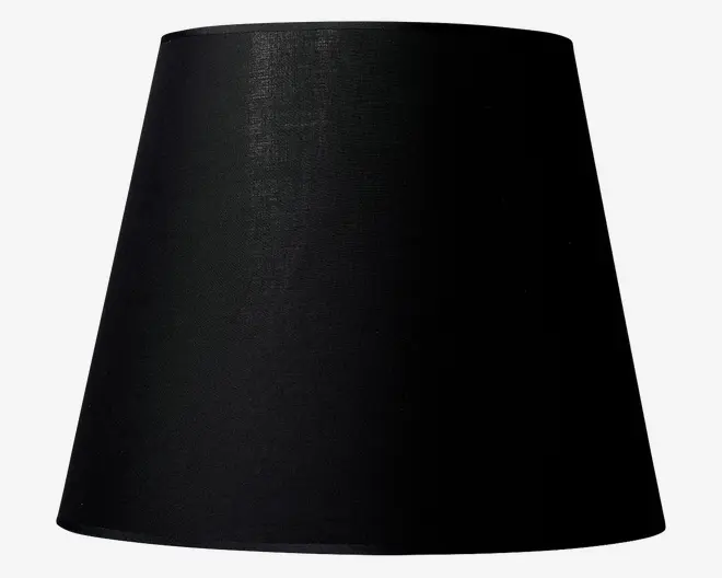 Skærm Isabella Domus sort/kobber H.32 cm 