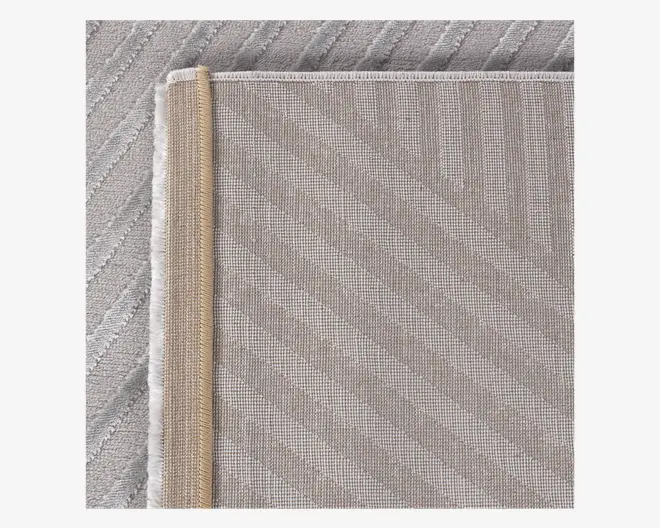 Løber Sahara sølvfarvet 80 x 250 cm