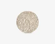 Bordskåner Rund Guld Ø.10 cm 