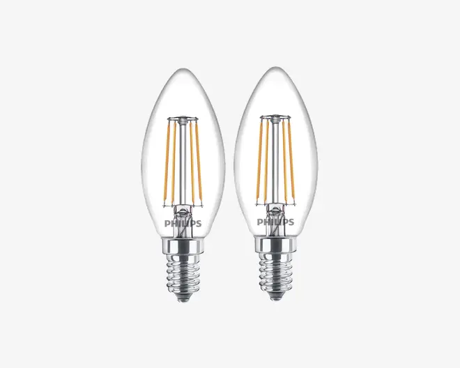 Pære Filament Kerte E14 40W 2-Pak