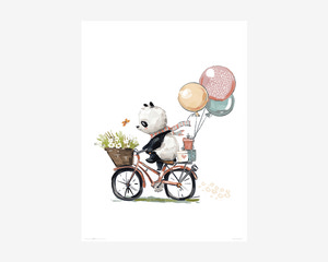 Plakat Panda Cykeltur 