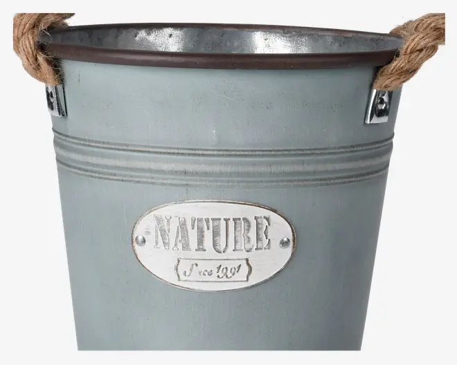 Urtepotteskjuler zink 26x26cm 