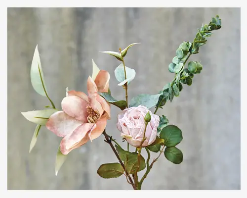 Stilk Magnolia Beige H.50 cm