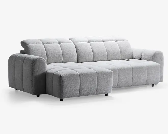 Sofa med chaiselong venstre relaxfunktion