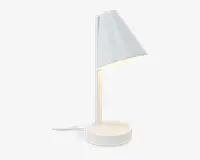 Bordlampe Wilmer hvid H.32,9 cm 