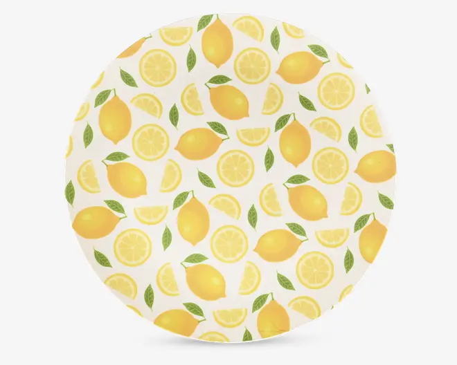 Tallerken citrus melamin Ø.25 cm 