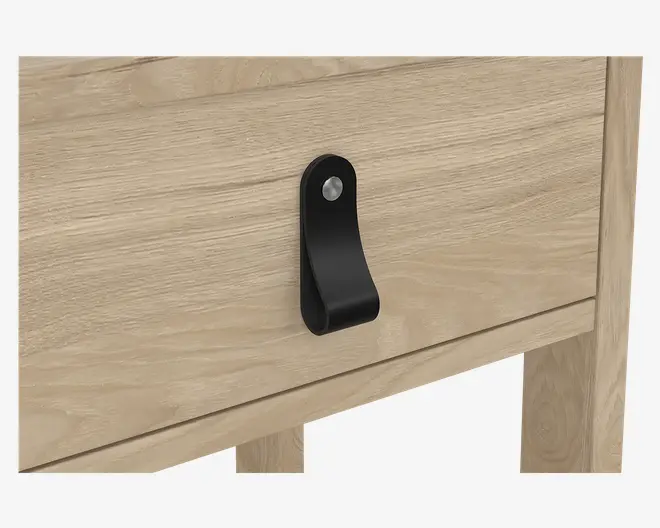 Sengebord Madrid eg med 1 skuffe