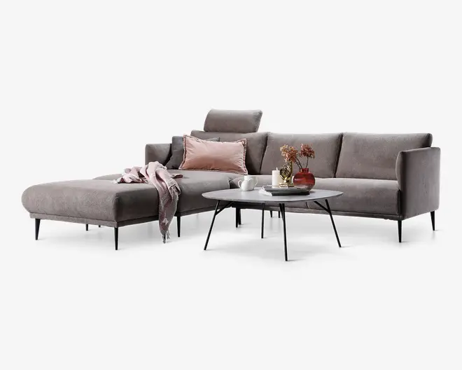Sofa Josefine med chaiselong venstre