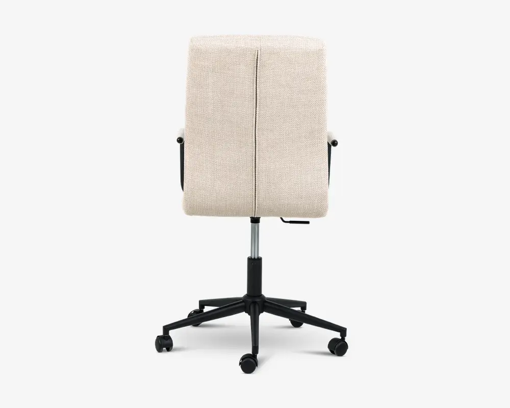 Kontorstol beige møbelstof