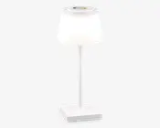Bordlampe Sanchez mat hvid H.30 cm