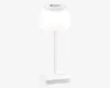 Bordlampe Sanchez mat hvid H.30 cm 