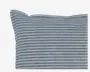 Pude Striber Mørk Blå Bomuld 50x50 cm 