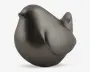 Figur fugl grå H.9,6 cm 