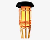 Bambus fakkel med solcelle H.70 cm