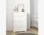 Kommode Sofia hvid med 5 skuffer