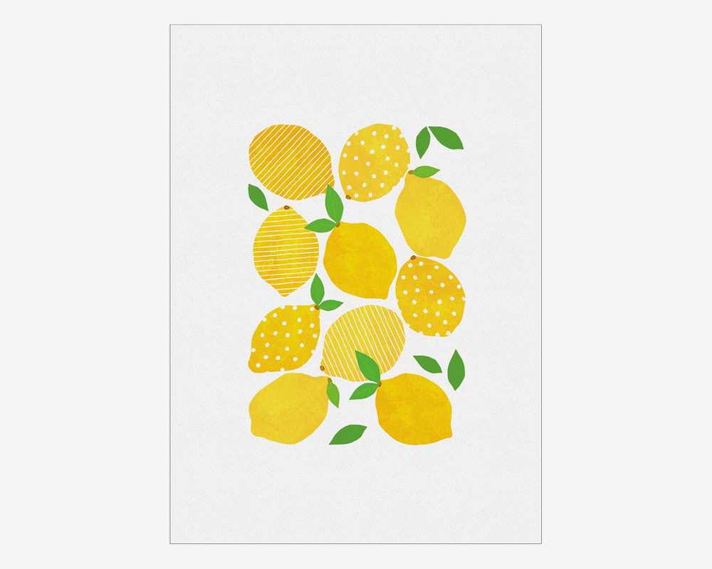 Plakat Lemon Crowd A5