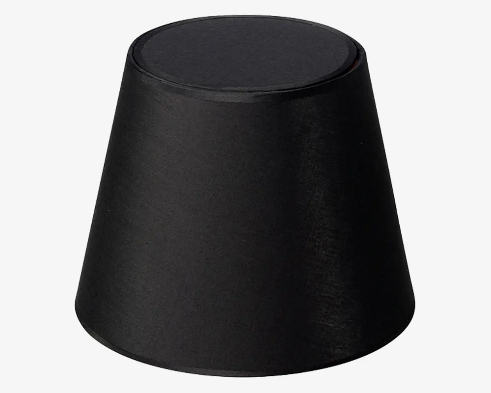 Skærm Isabella Domus sort/kobber H.16,5 cm 