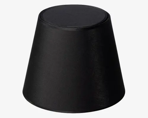 Skærm Isabella Domus sort/kobber H.16,5 cm
