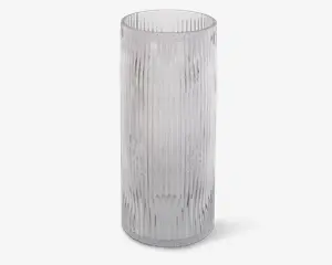 Vase Cylinder Allure grå