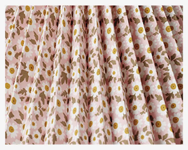 Plisséskærm Marguerit Lyserød 21 cm 