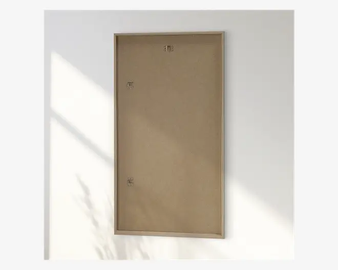 Spejl slim egetræ 40x80 cm 