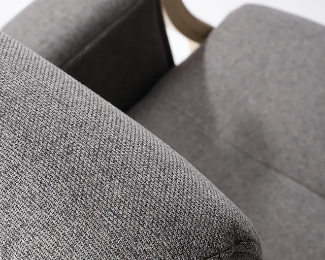 Otium stol grå/natur med sædeløft