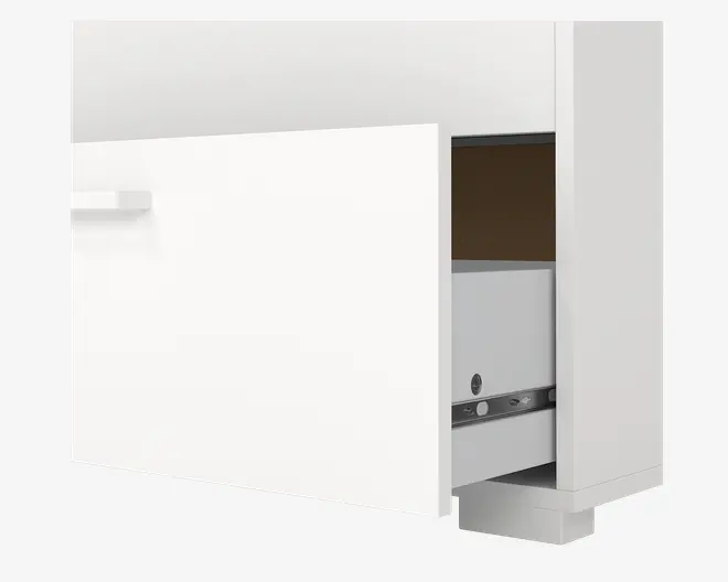 Kommode Sofia hvid med 6 skuffer