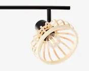 Loftspot Norah Sort/Natur B.71cm