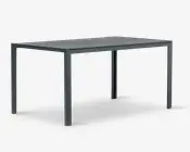 Havebord sort nonwood 90x150 cm