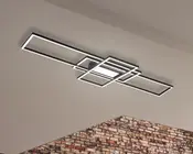 Loftlampe Irvine antracit LED