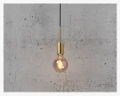 Loftlampe Paco Messing