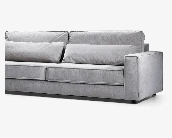 Sofa m/Open End Venstre Grå