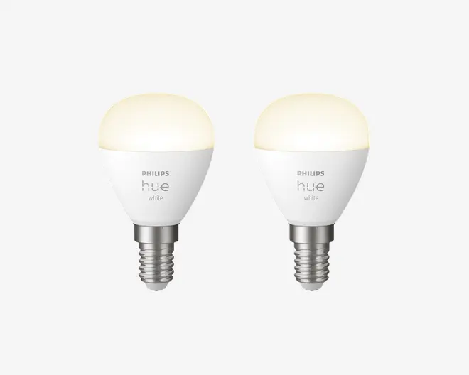 Philips Hue Pære Krone Standard 2-pak