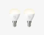 Philips Hue Pære Krone Standard 2-pak