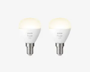 Philips Hue Pære Krone Standard 2-pak