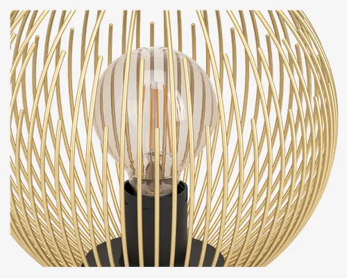 Bordlampe Venezuela Guld Ø.23,5 cm