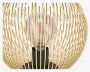 Bordlampe Venezuela Guld Ø.23,5 cm