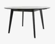 Spisebord Roxby Ø. 140 cm sort
