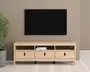 Tv-bord Madrid lys eg m/3 skuffer