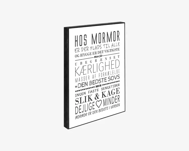 Klods Hos Mormor 15x21 cm