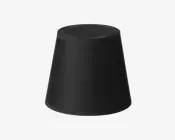 Skærm Emma Domus H. 14,5 cm Sort