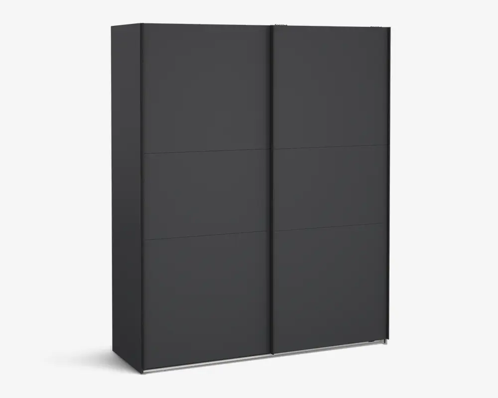 Garderobeskab Case grå B. 179 x H. 221 cm