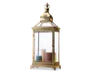 Lanterne large guld 30x20x76 cm 