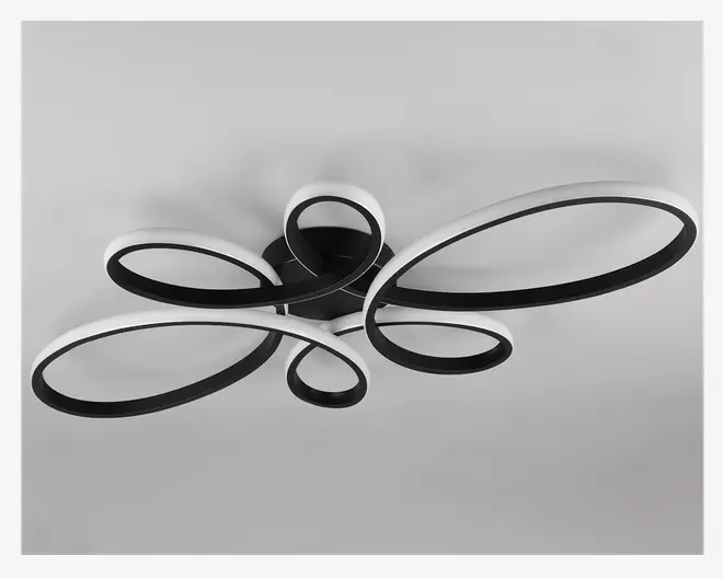 Loftlampe Fly Sort L.83 cm