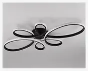 Loftlampe Fly Sort L.83 cm